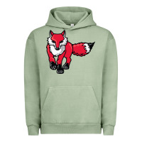 Pigment Oil Green marist red foxes Urban Hoodie - linhVisuals