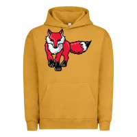 Pigment Peanut Butter marist red foxes Urban Hoodie - linhVisuals