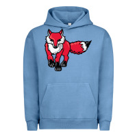 Pigment Pebble Blue marist red foxes Urban Hoodie - linhVisuals