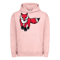 Pigment Salmon marist red foxes Urban Hoodie - linhVisuals