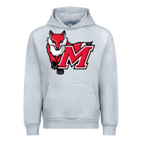 Heather Grey marist red foxes Urban Hoodie - linhVisuals