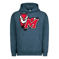 Pigment Midnight Navy marist red foxes Urban Hoodie - linhVisuals