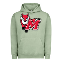 Pigment Oil Green marist red foxes Urban Hoodie - linhVisuals