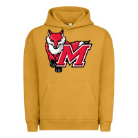 Pigment Peanut Butter marist red foxes Urban Hoodie - linhVisuals