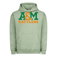 Pigment Oil Green florida a&m rattlers Urban Hoodie - linhVisuals