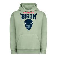 Pigment Oil Green howard bison Urban Hoodie - linhVisuals