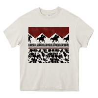 Cream cowgirl with cowhide Heavy Core Tee - TumblerDesignByShophia