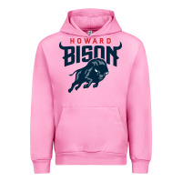 Fuchsia Pink howard bison Urban Hoodie - linhVisuals