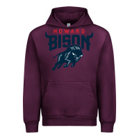 Mauve Wine howard bison Urban Hoodie - linhVisuals