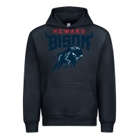 Navy howard bison Urban Hoodie - linhVisuals