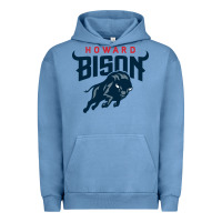 Pigment Pebble Blue howard bison Urban Hoodie - linhVisuals