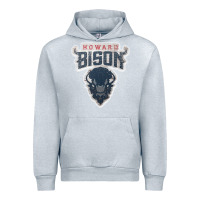 Heather Grey howard bison Urban Hoodie - linhVisuals