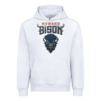 White howard bison Urban Hoodie - linhVisuals