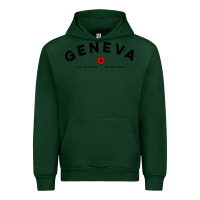 Forest Green geneva switzerland clothing gifts and souvenirs Urban Hoodie - linhVisuals