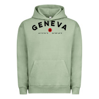 Pigment Oil Green geneva switzerland clothing gifts and souvenirs Urban Hoodie - linhVisuals