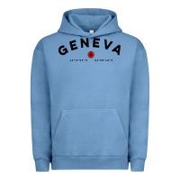 Pigment Pebble Blue geneva switzerland clothing gifts and souvenirs Urban Hoodie - linhVisuals