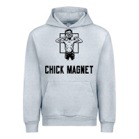 Heather Grey chick magnet Urban Hoodie - linhVisuals