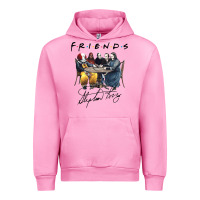 Fuchsia Pink Horror friends Urban Hoodie - linhVisuals