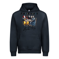 Navy Horror friends Urban Hoodie - linhVisuals