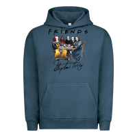 Pigment Midnight Navy Horror friends Urban Hoodie - linhVisuals
