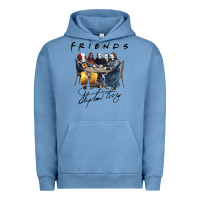 Pigment Pebble Blue Horror friends Urban Hoodie - linhVisuals
