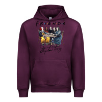 Mauve Wine Horror friends Urban Hoodie - linhVisuals