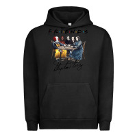 Pigment Black Horror friends Urban Hoodie - linhVisuals