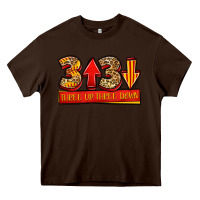 Chocolate Brown three up three down softball Heavy Core Tee - Jasminsmagicworld