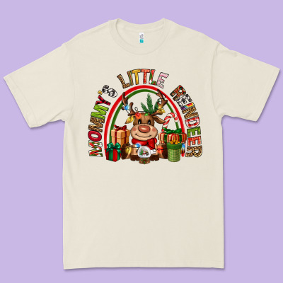 Mommys Little Reindeer Christmas Premium Tee Designed By Cowgirlartshop