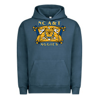 Pigment Midnight Navy north carolina a&t aggies Urban Hoodie - linhVisuals