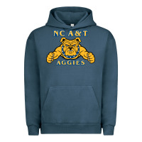 Pigment Midnight Navy north carolina a&t aggies Urban Hoodie - linhVisuals