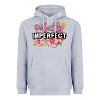 Heather Grey perfectly imperfect Heavyweight Hoodie - JahusDesignShop