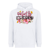 White perfectly imperfect Heavyweight Hoodie - JahusDesignShop