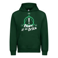Forest Green PANIC! AT THE DISCO Urban Hoodie - linhVisuals