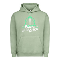Pigment Oil Green PANIC! AT THE DISCO Urban Hoodie - linhVisuals