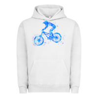 Pigment Lunar Rock downhill mountain bike t  shirt downhill mountain bike jump blue water Urban Hoodie - linhVisuals