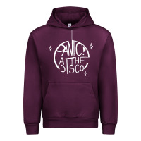 Mauve Wine PANIC! AT THE DISCO Urban Hoodie - linhVisuals