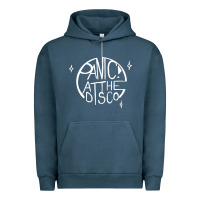 Pigment Midnight Navy PANIC! AT THE DISCO Urban Hoodie - linhVisuals