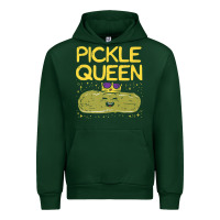 Forest Green are you the pickle queen womens funny pickle gifts premium t shirt Urban Hoodie - linhVisuals