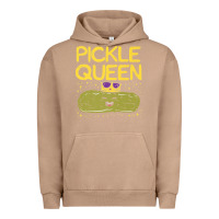 Pigment Burro are you the pickle queen womens funny pickle gifts premium t shirt Urban Hoodie - linhVisuals