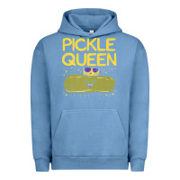 Pigment Pebble Blue are you the pickle queen womens funny pickle gifts premium t shirt Urban Hoodie - linhVisuals