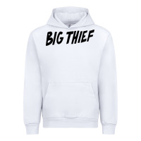 White BIG THIEF Urban Hoodie - linhVisuals