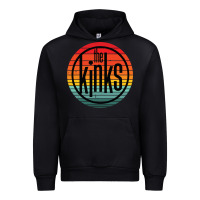 Black The Kinks Vintage Music Retro Urban Hoodie - linhVisuals