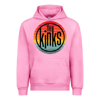 Fuchsia Pink The Kinks Vintage Music Retro Urban Hoodie - linhVisuals