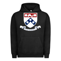 Pigment Black upenn shield with banner Urban Hoodie - linhVisuals