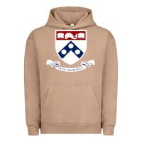 Pigment Burro upenn shield with banner Urban Hoodie - linhVisuals