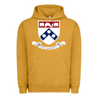 Pigment Peanut Butter upenn shield with banner Urban Hoodie - linhVisuals