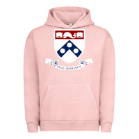 Pigment Salmon upenn shield with banner Urban Hoodie - linhVisuals