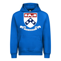 Cobalt upenn shield with banner Urban Hoodie - linhVisuals
