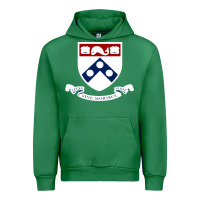 Emerald upenn shield with banner Urban Hoodie - linhVisuals